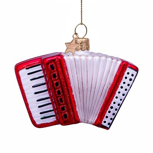 Новогоднее украшение Vondels Red accordion Арт.1240705070017