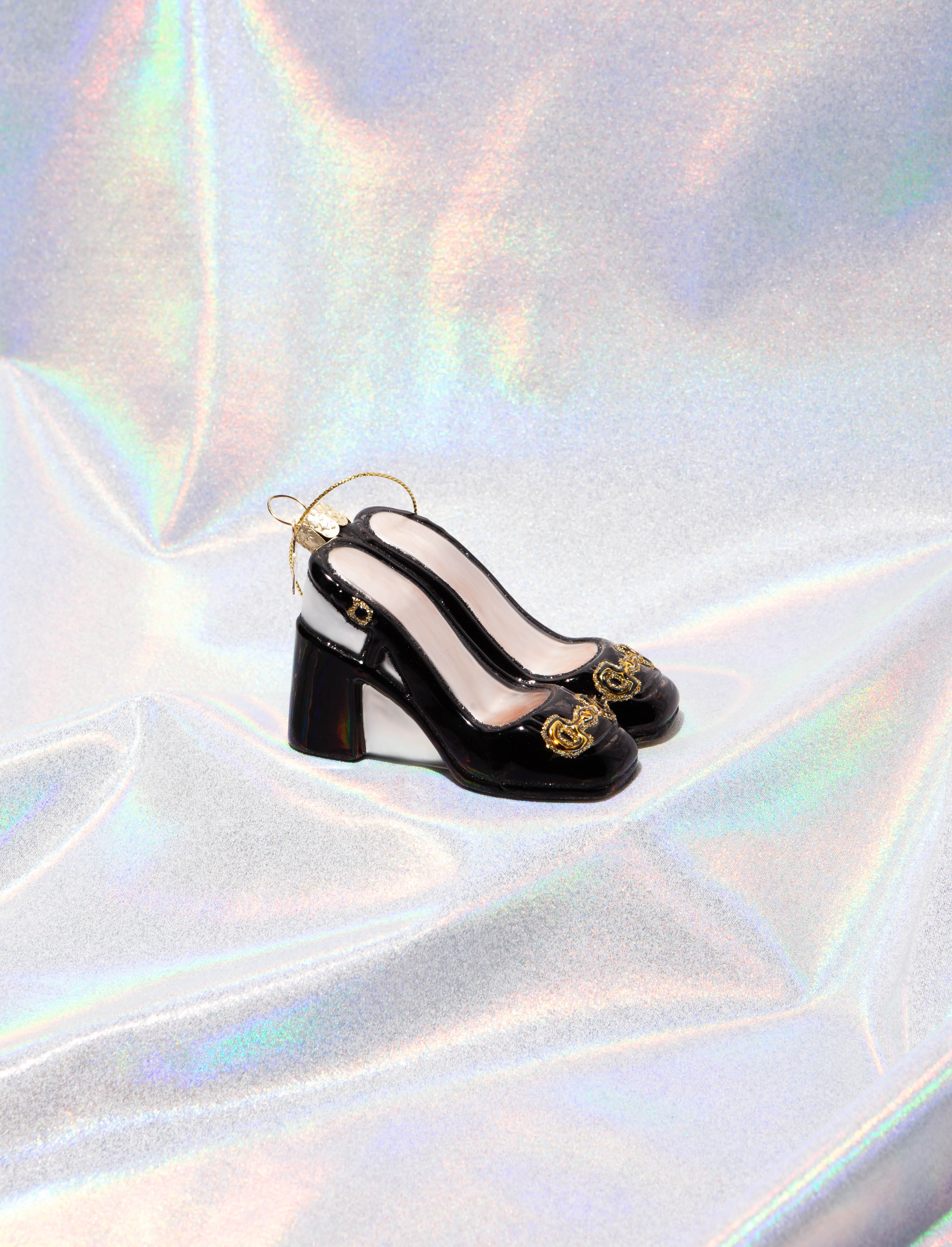 Новогоднее украшение Vondels Black slingback heel Арт.1240802050011