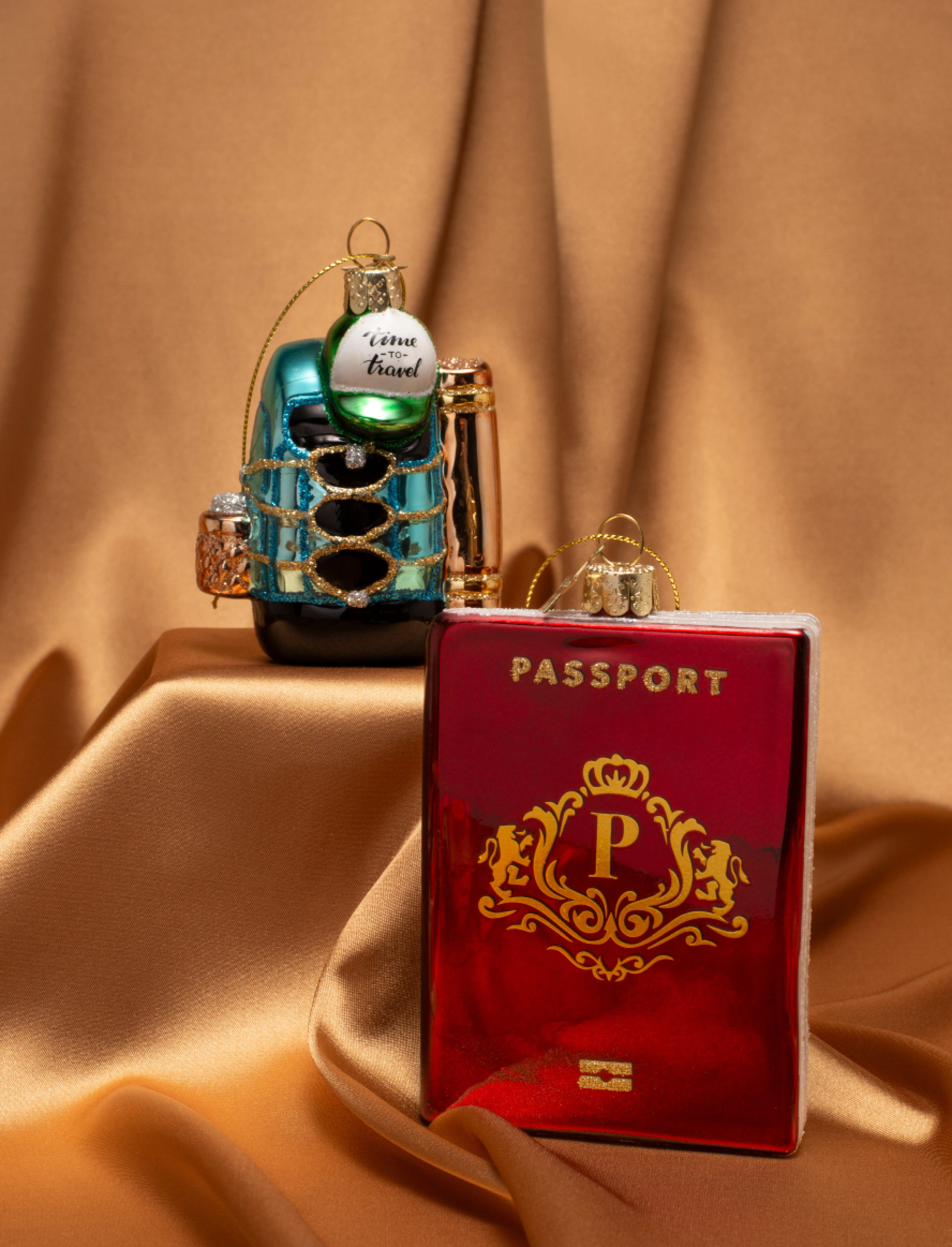 Новогоднее украшение Vondels Time to Travel bag Арт.3240999065018