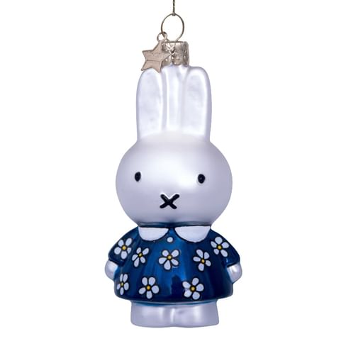 Новогоднее украшение Vondels Nijntje/Miffy blue flower dress Арт.5181234110040