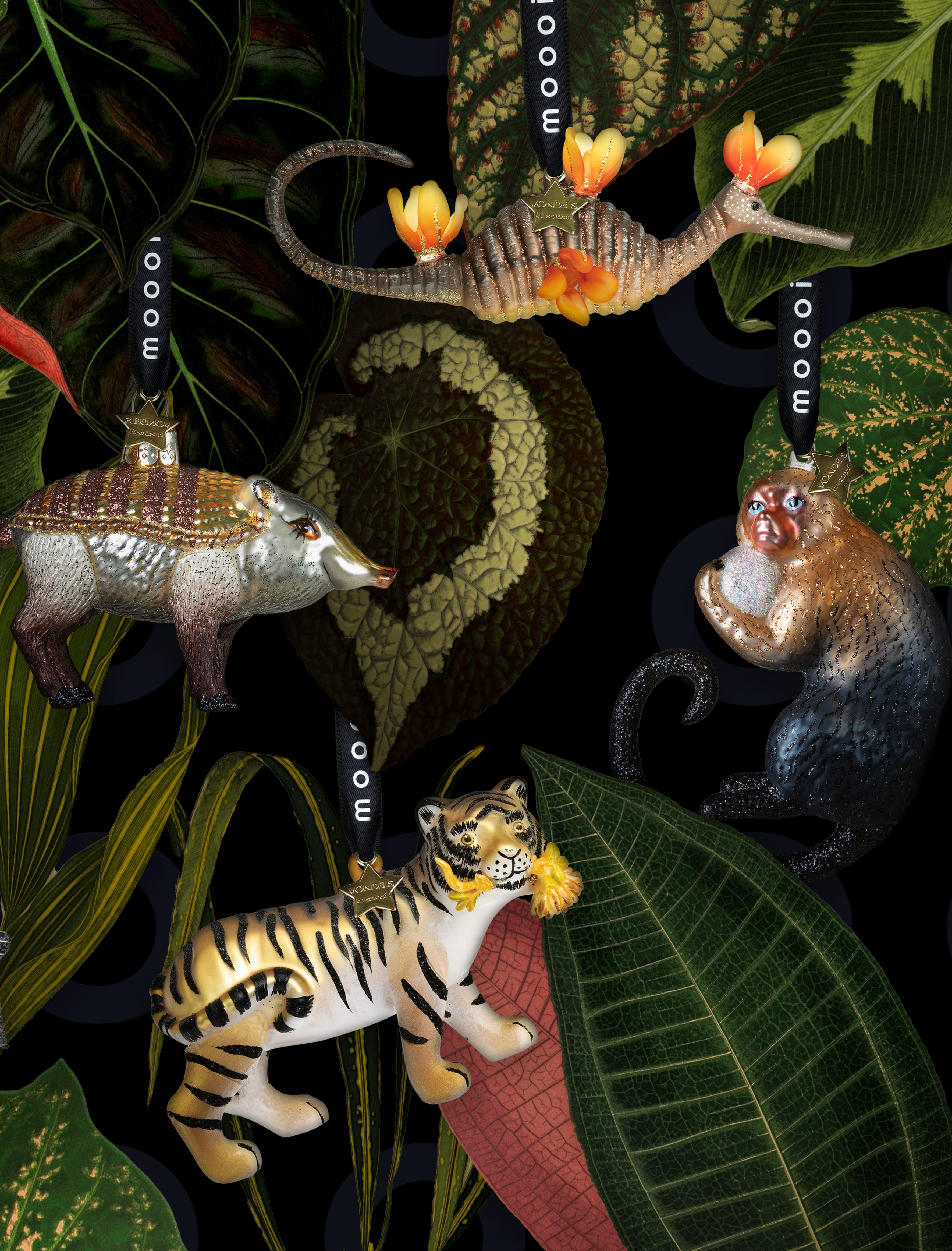 Новогоднее украшение Vondels Blooming seadragon Moooi Арт.9219632040082