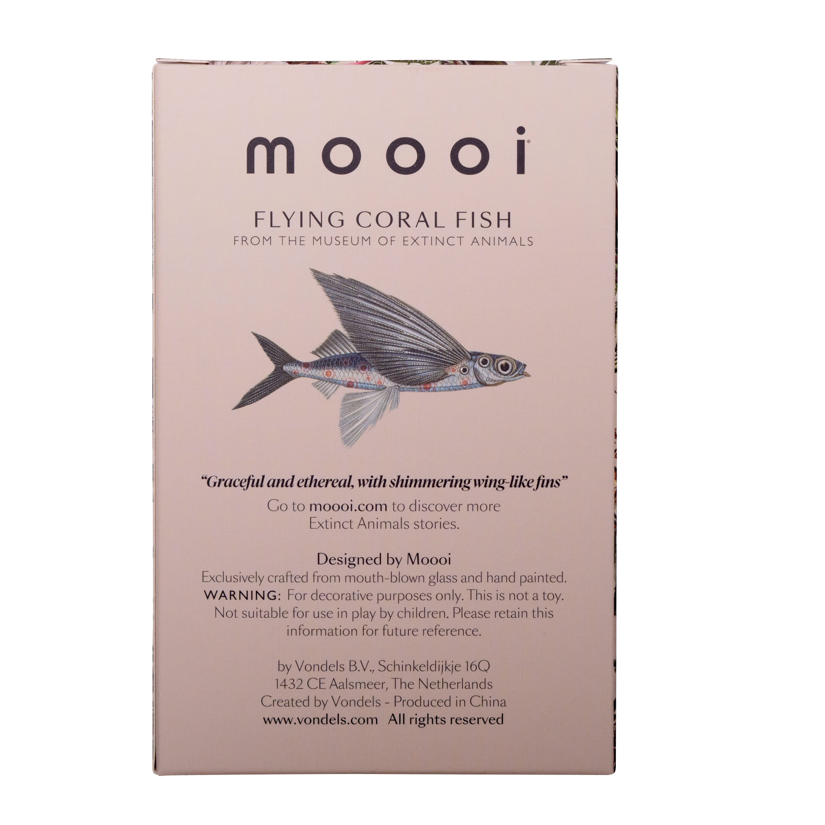 Новогоднее украшение Vondels Flying coral fish Moooi Арт.9222003070014