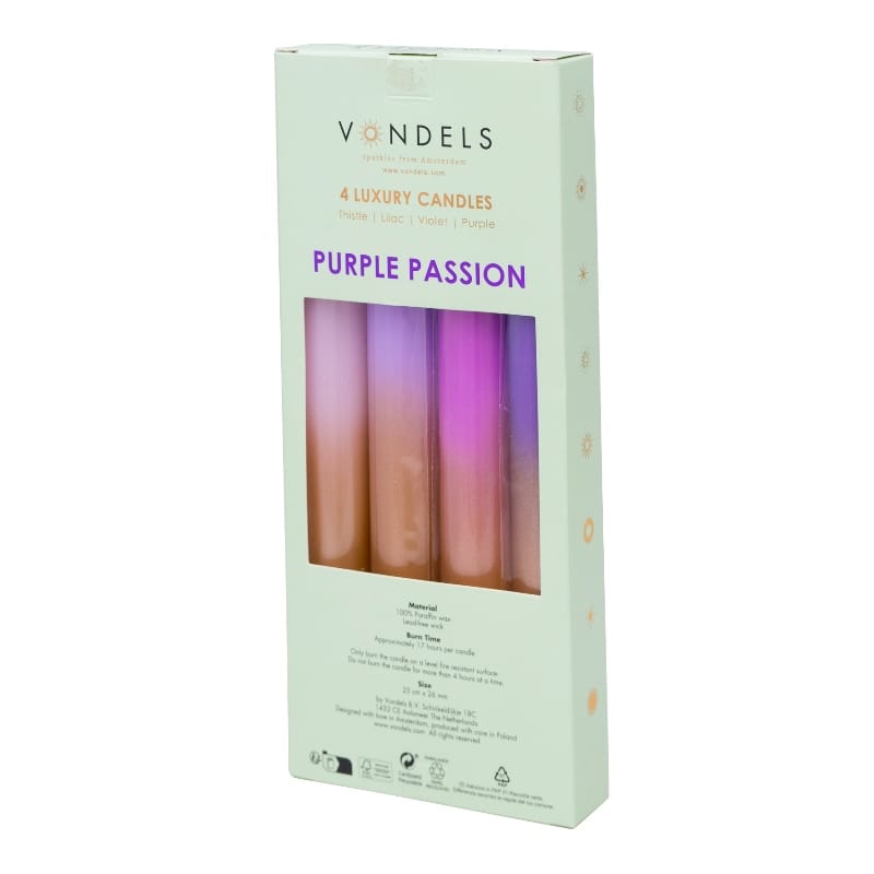 Свеча набор Vondels Purple Passion Арт.9227000000064