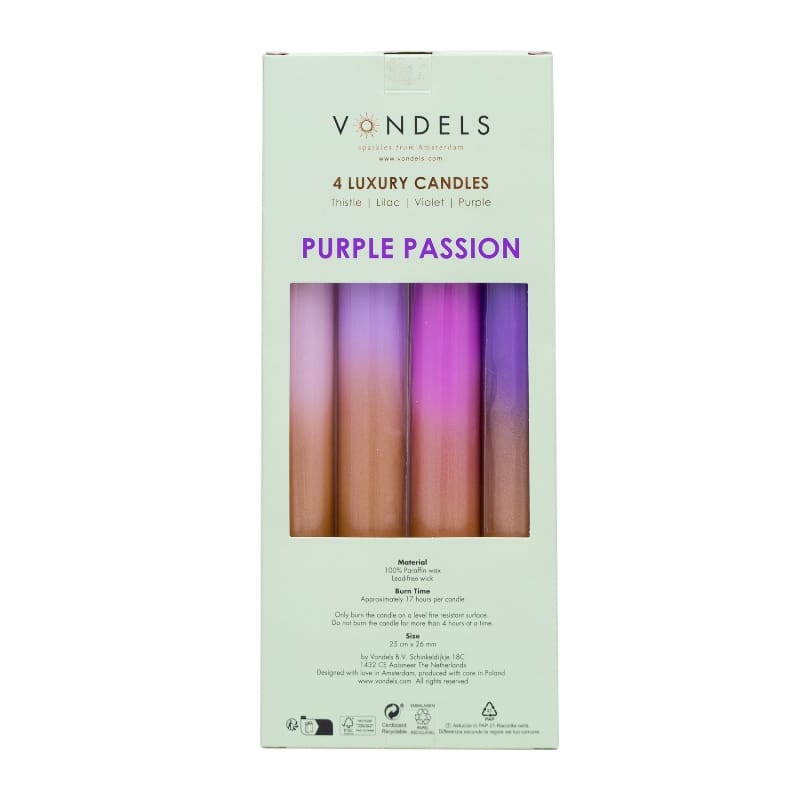 Свеча набор Vondels Purple Passion Арт.9227000000064