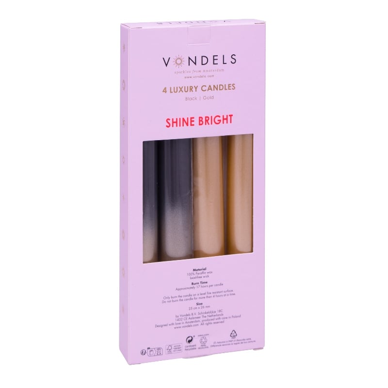 Свеча набор Vondels Shine Bright Арт.9227000000088