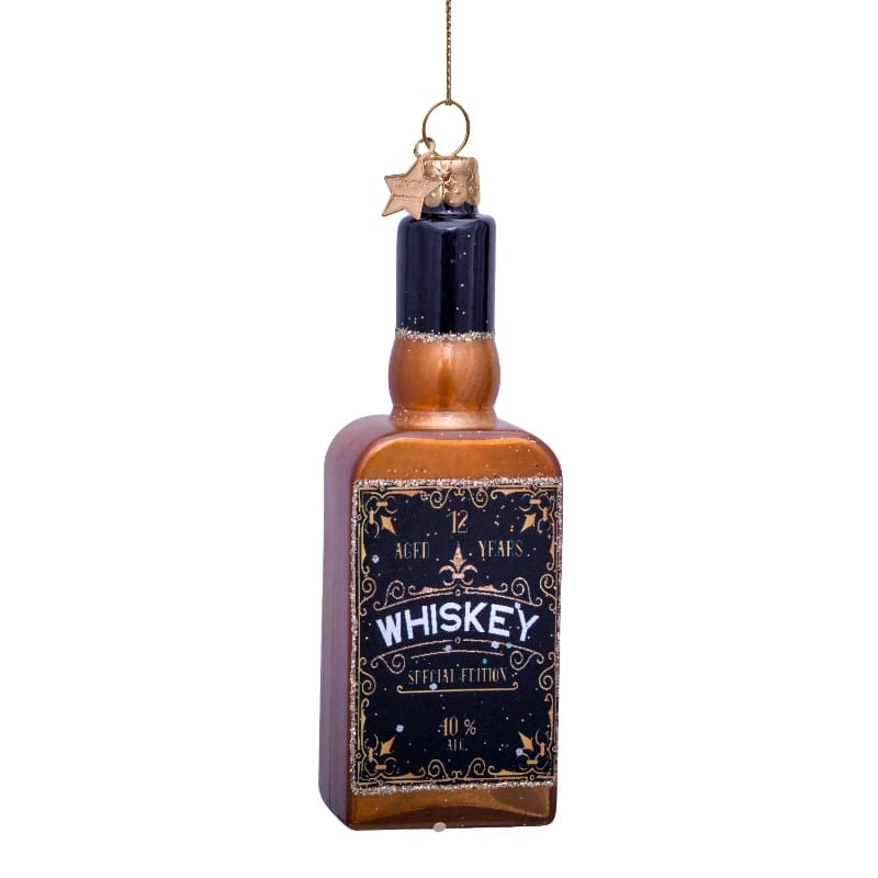Новогоднее украшение Vondels Brown whiskey bottle Арт.2240600100016
