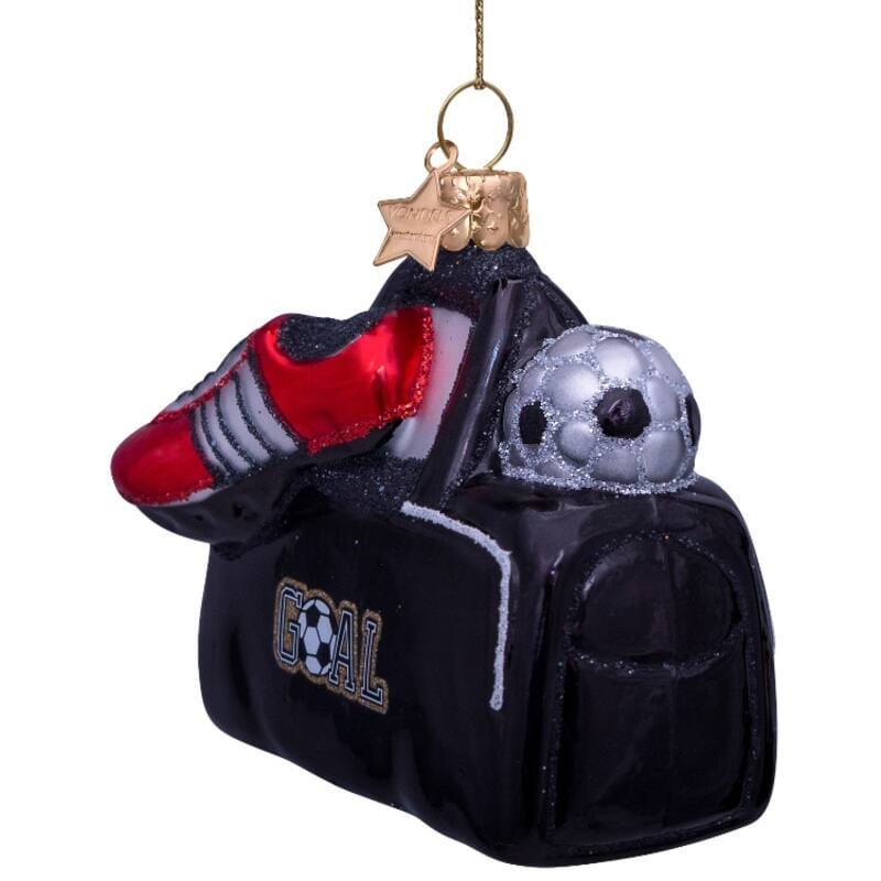 Новогоднее украшение Vondels Black sportbag w/shoe & ball Арт.3240999060235