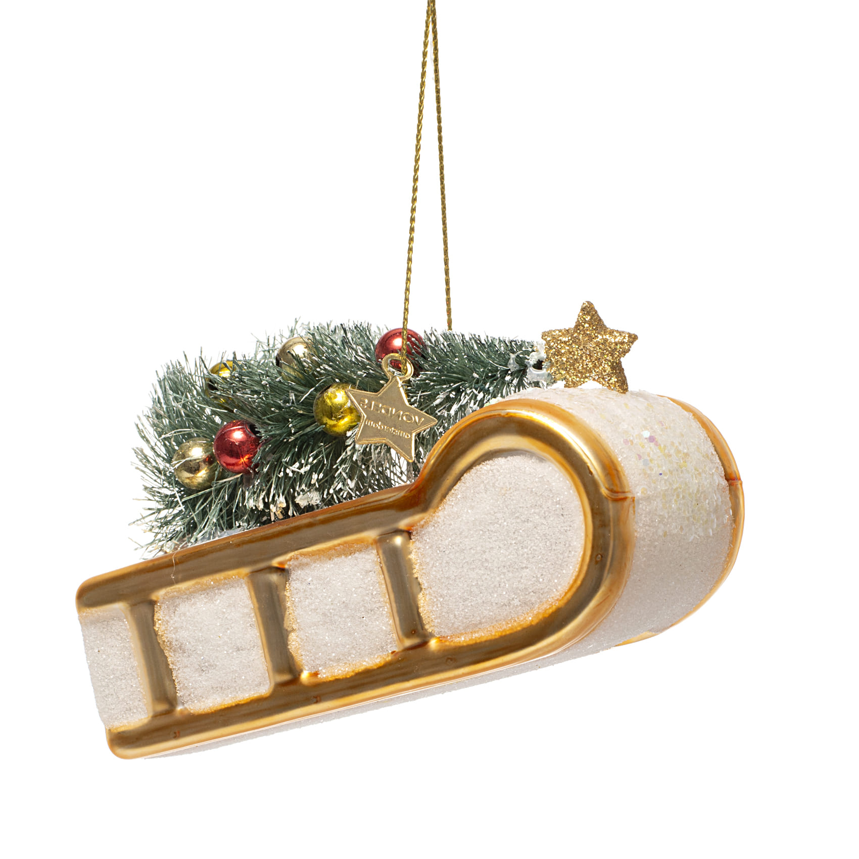 Новогоднее украшение Vondels Sleigh w/ christmas tree Арт.6240999070095