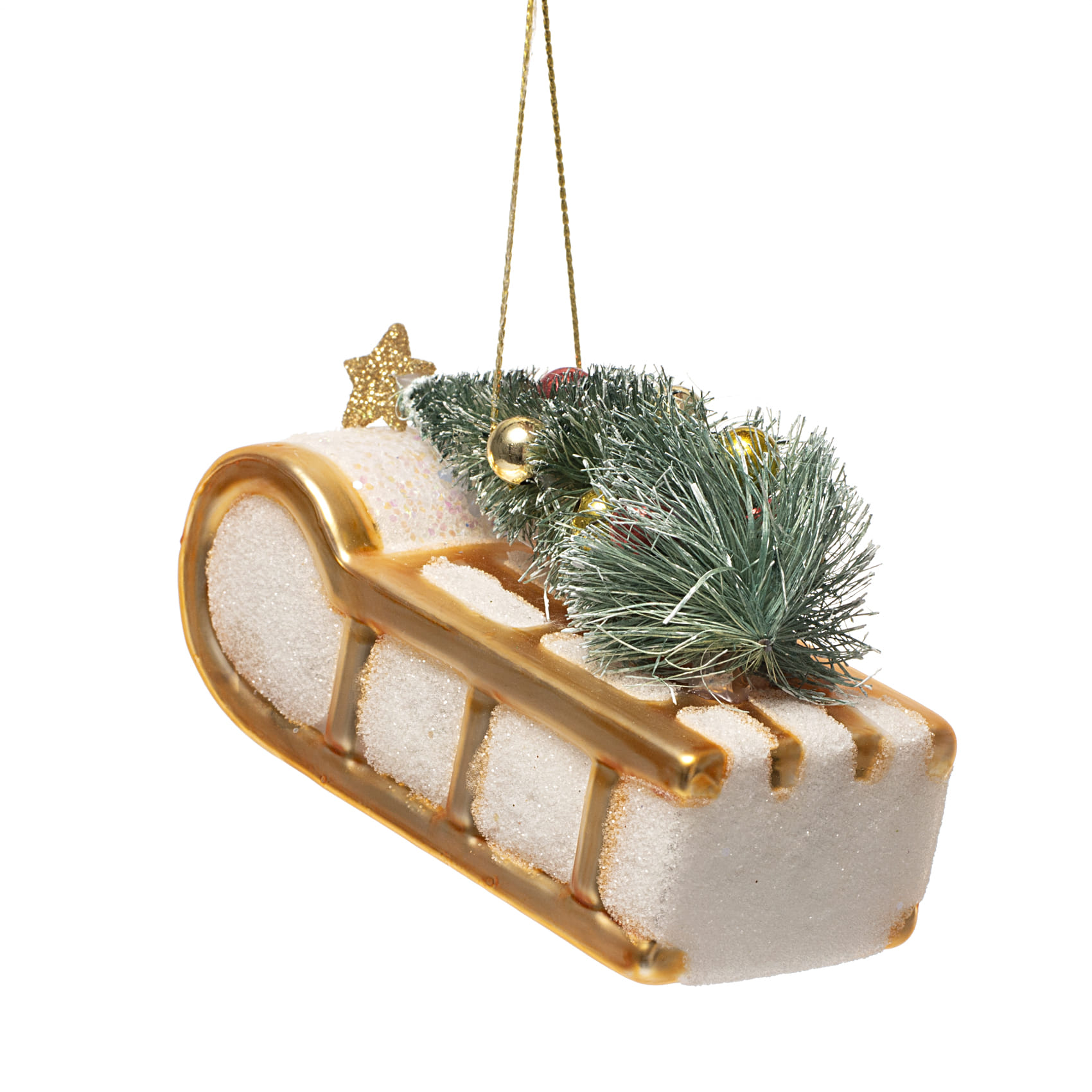 Новогоднее украшение Vondels Sleigh w/ christmas tree Арт.6240999070095