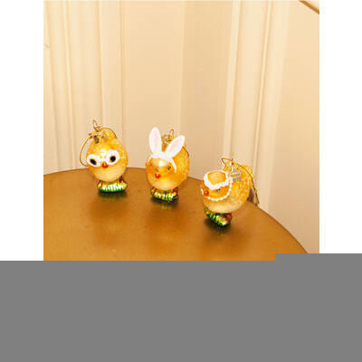 Декоративное украшение набор Vondels Easter set three chickens Арт.3240999060013