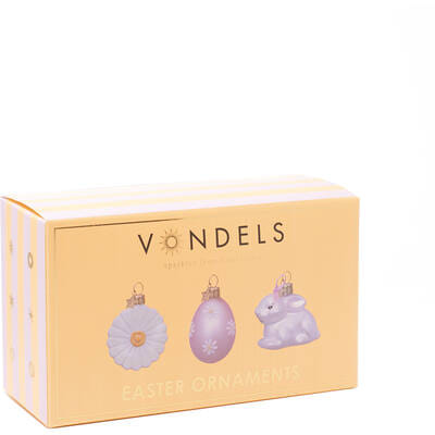 Декоративное украшение набор Vondels Easter set daisy egg & rabbit Арт.3240999060112