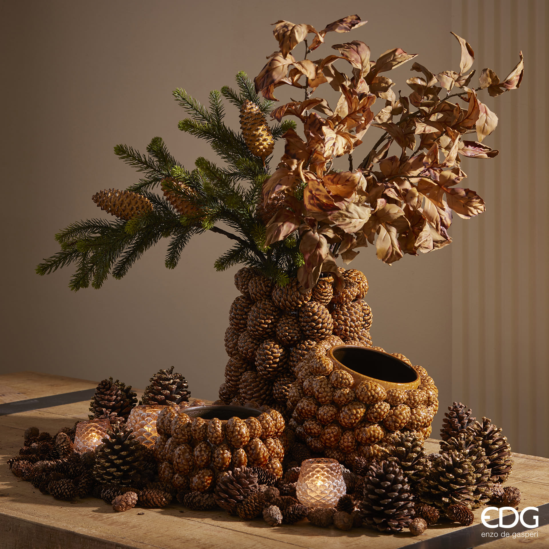 Ваза EDG Enzo De Gasperi CHAKRA PIGNE Арт.020636,760