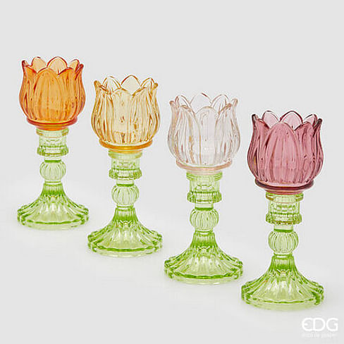 Подсвечник EDG Enzo De Gasperi TULIPANO SPRING Арт.4400306A999