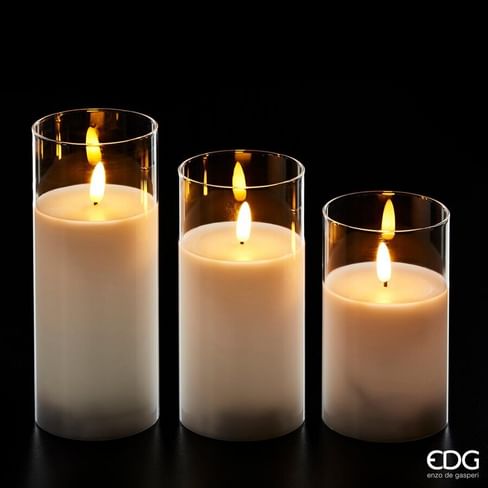 Свеча LED набор EDG Enzo De Gasperi C/VET. Арт.613170,100