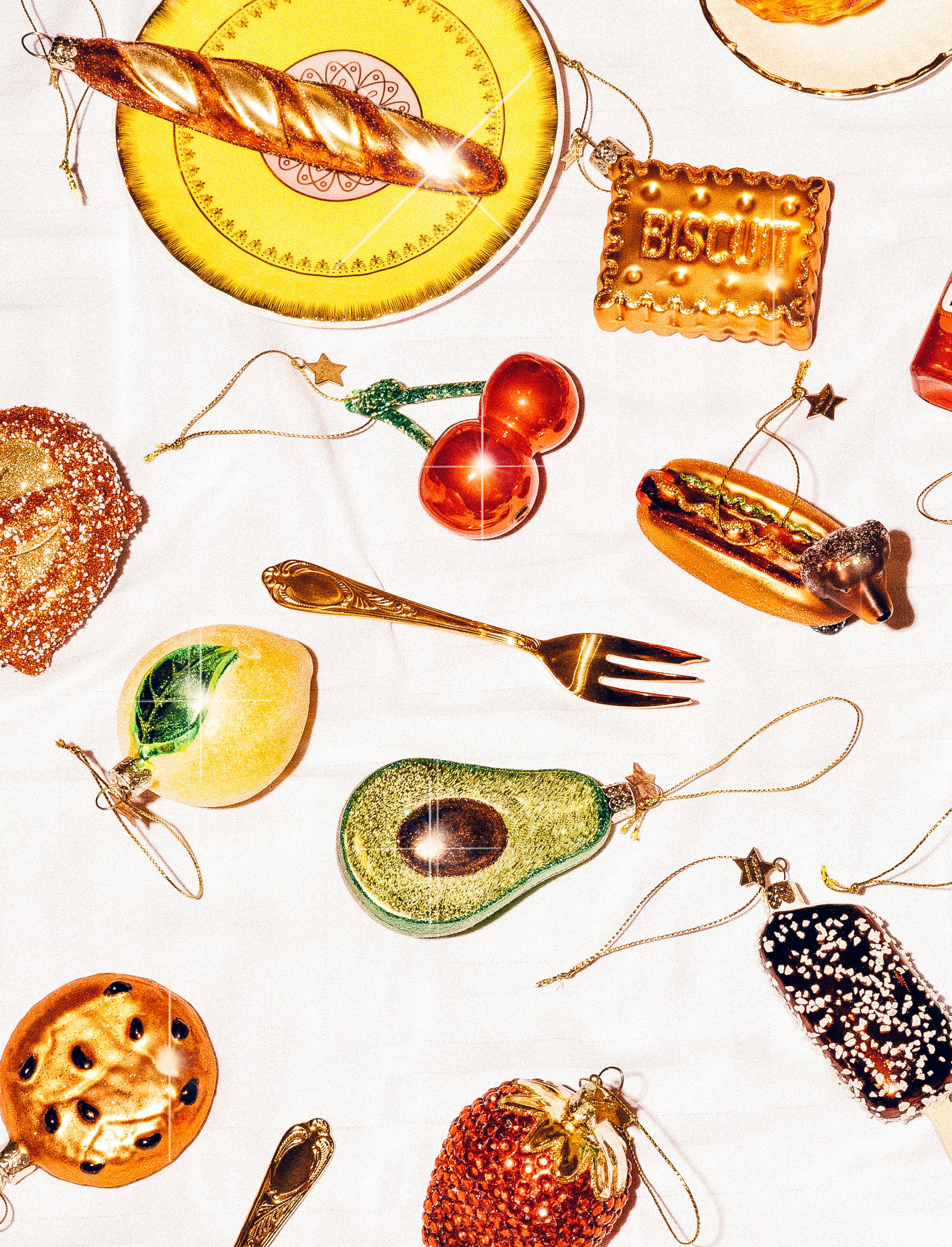 Новогоднее украшение Vondels French baguette Арт.1202510150018