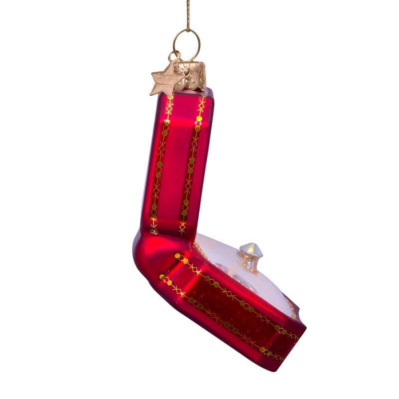 Новогоднее украшение Vondels Red for yours ring box Арт.1240716075018