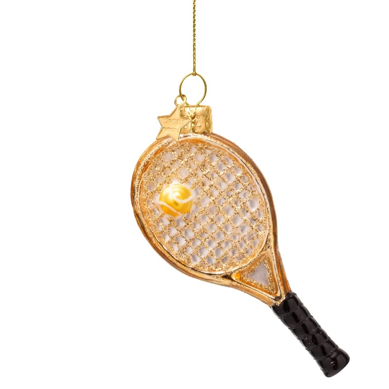 Новогоднее украшение Vondels Gold tennis racket Арт.1250101100058