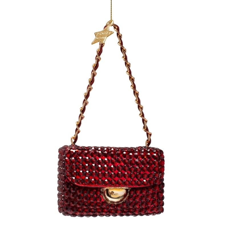 Новогоднее украшение Vondels Burgundy fashion bag w/diamond allover Арт.1250326055010