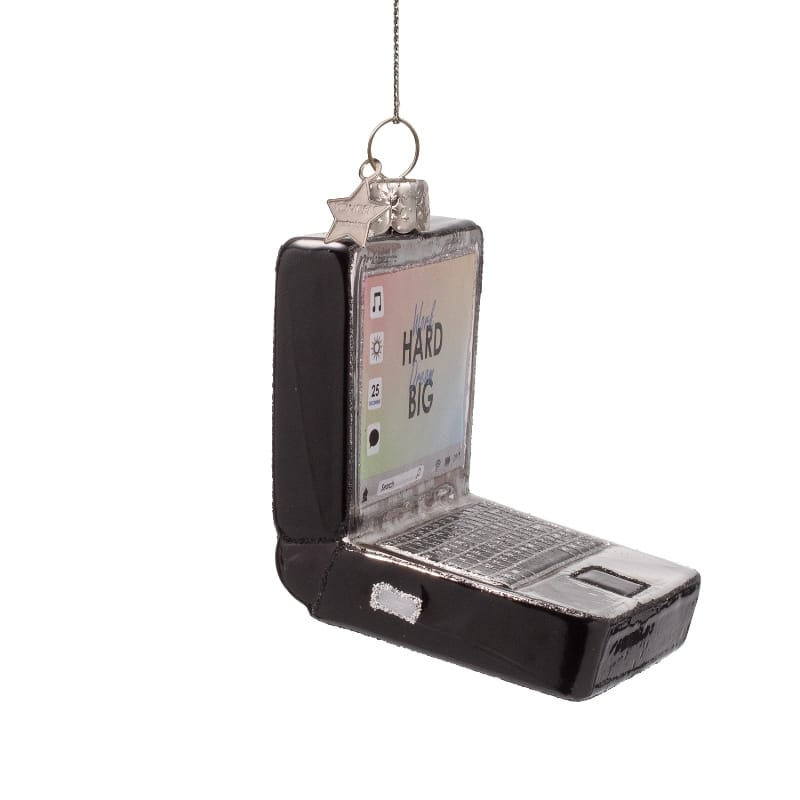 Новогоднее украшение Vondels Black laptop Арт.1250803100011