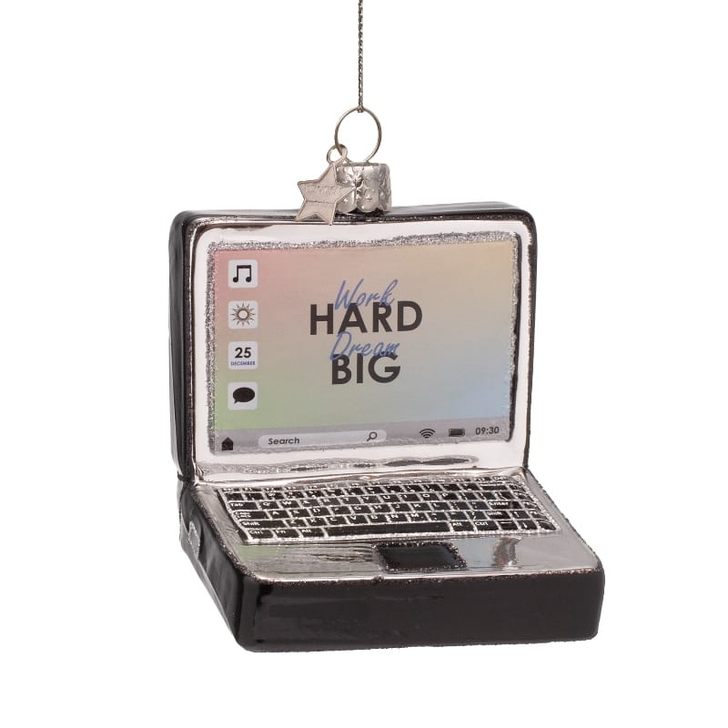 Новогоднее украшение Vondels Black laptop Арт.1250803100011