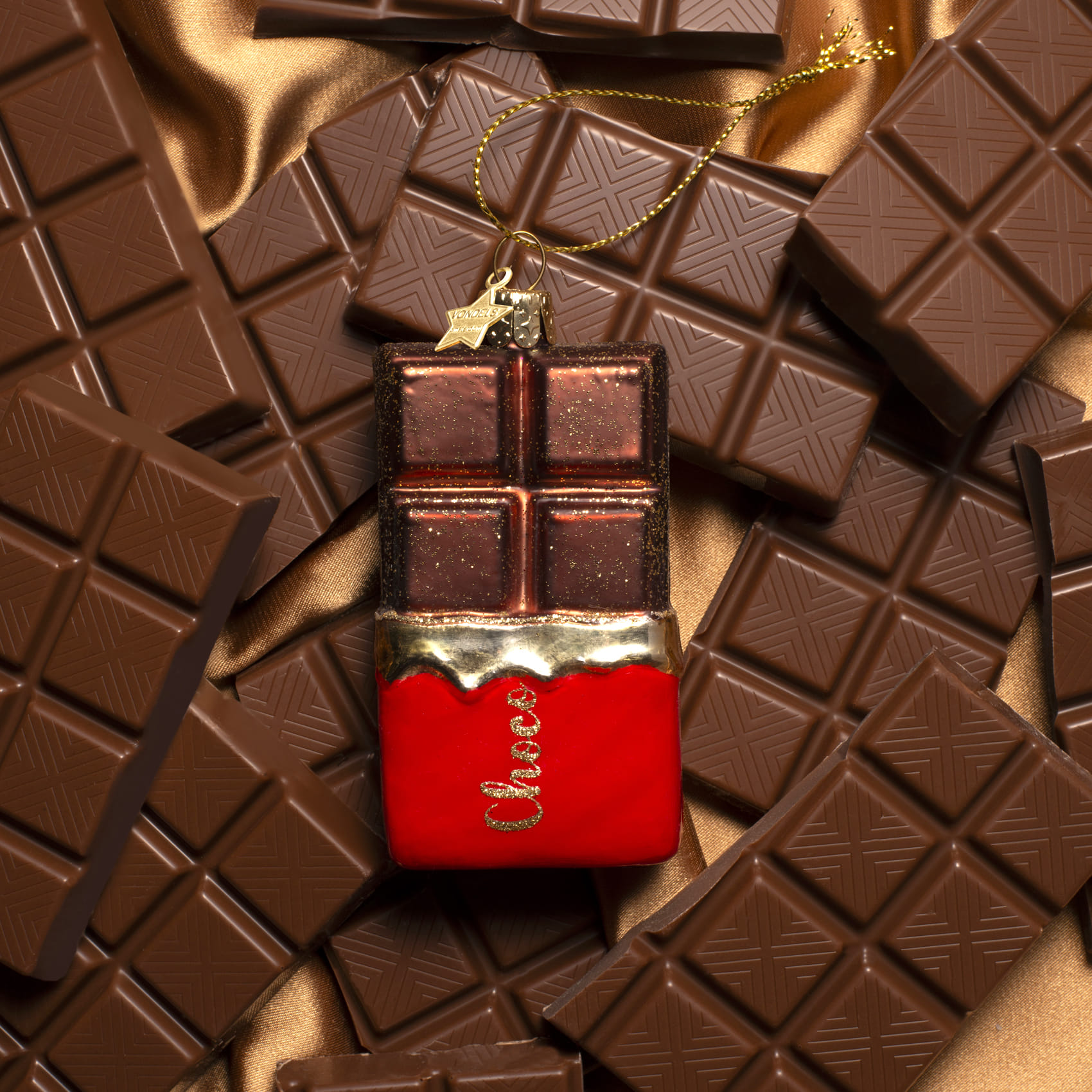 Новогоднее украшение Vondels Dark brown chocolate bar Арт.2250650110019