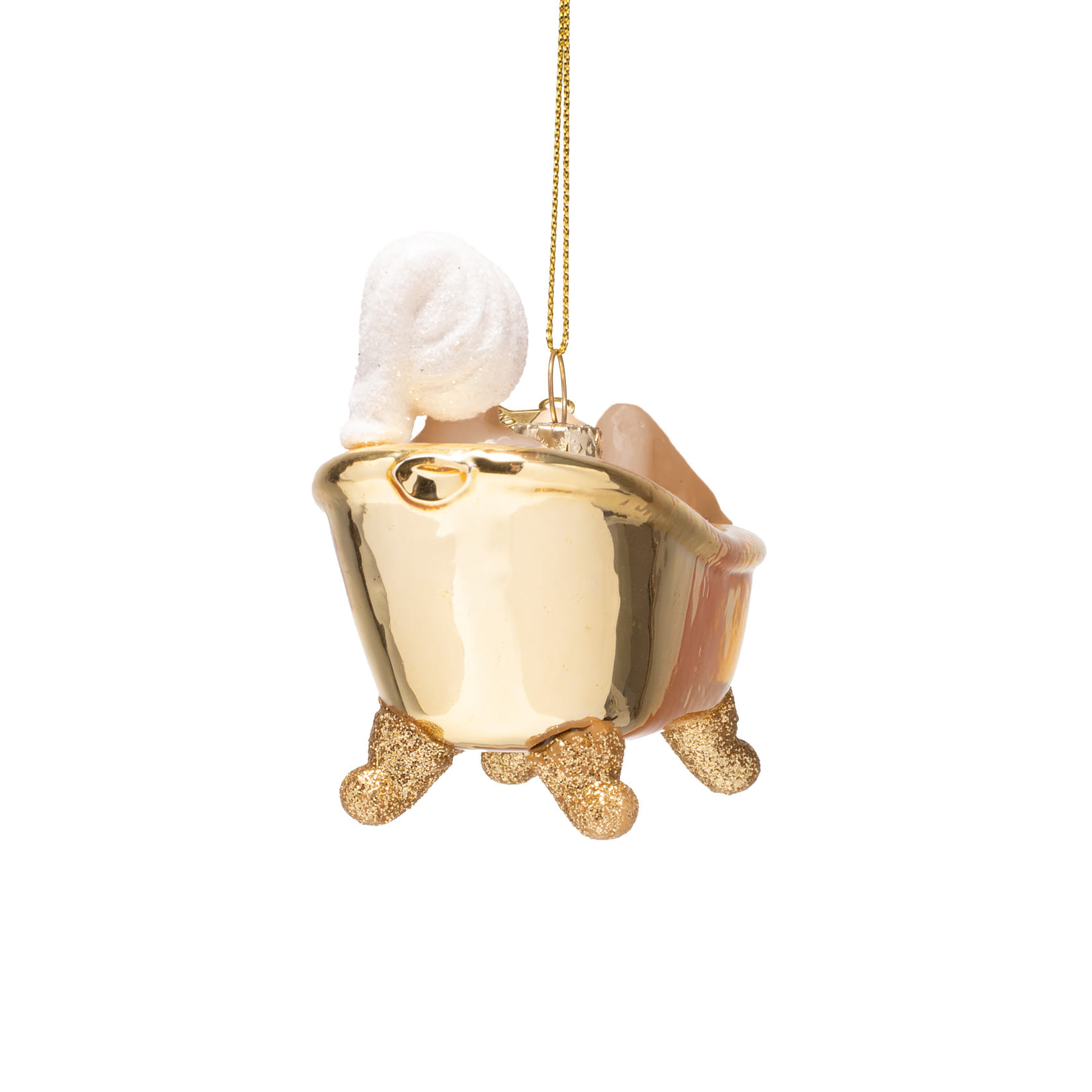 Новогоднее украшение Vondels Woman in shiny gold bath Арт.4250101060137