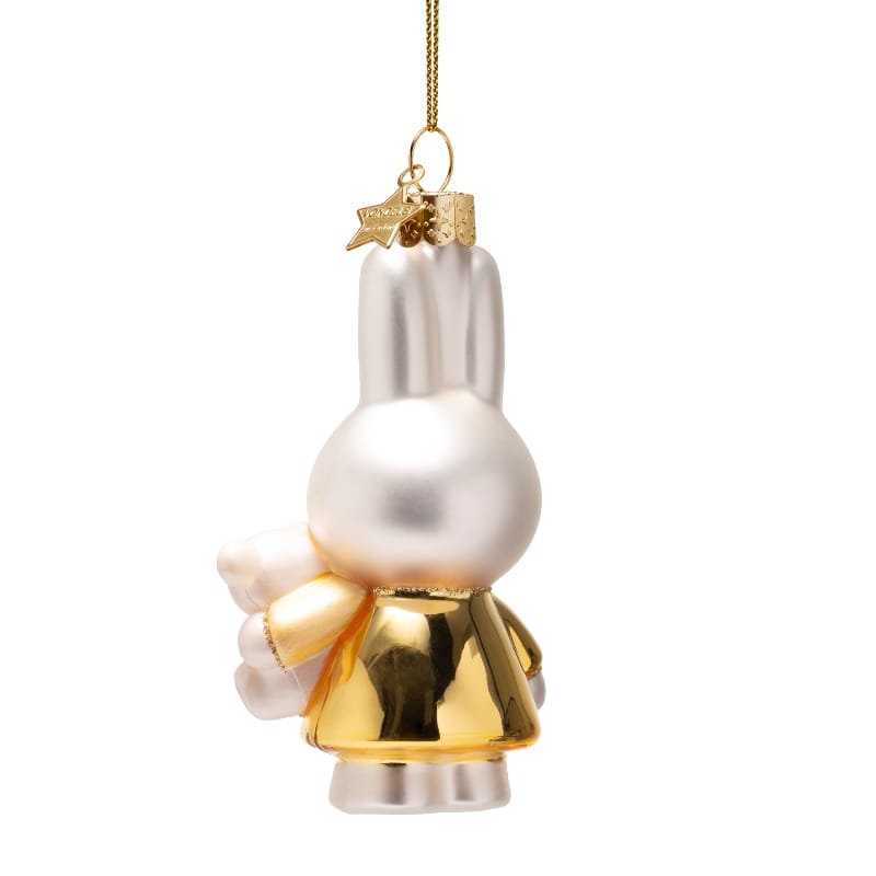 Новогоднее украшение Vondels Nijntje/Miffy baby gold w/bear Арт.4250101111310