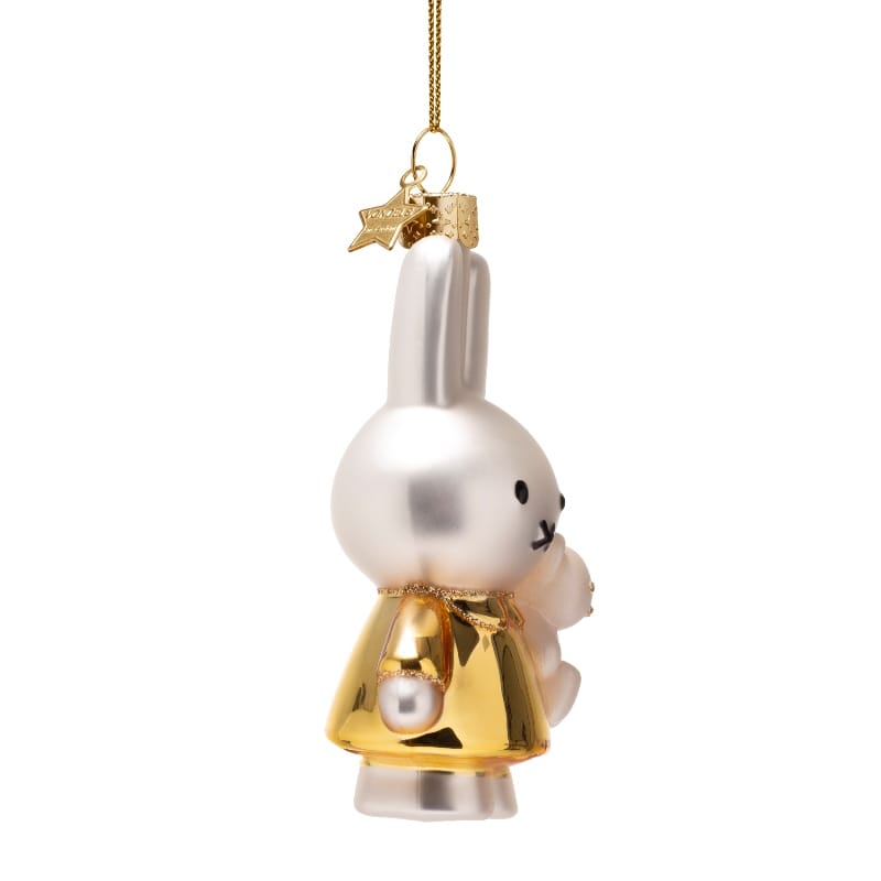Новогоднее украшение Vondels Nijntje/Miffy baby gold w/bear Арт.4250101111310