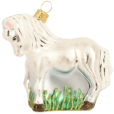 Новогоднее украшение Impuls Little Horse Арт.A2318WH