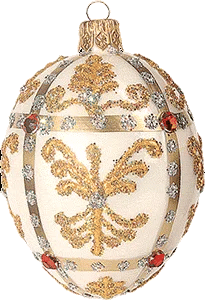 Новогоднее украшение Impuls Faberge-inspired Egg Арт.FE03W