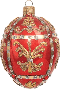 Новогоднее украшение Impuls Faberge-inspired Egg Арт.FE03R