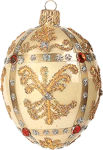 Новогоднее украшение Impuls Faberge-inspired Egg Арт.FE03CH