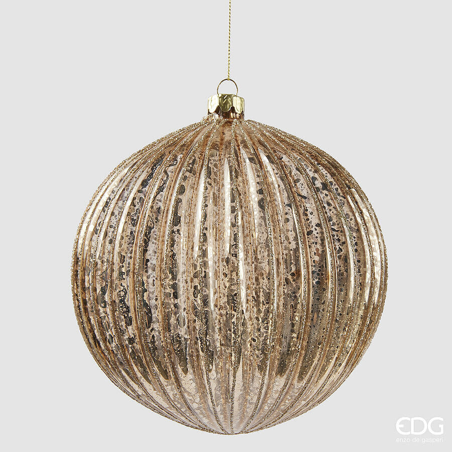 Новогоднее украшение EDG Enzo De Gasperi PALLA RIGHE Арт.6500190A011