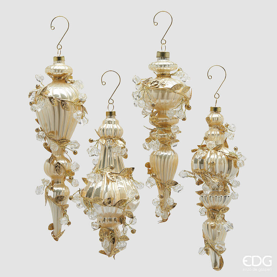 Новогоднее украшение EDG Enzo De Gasperi FUSO BAROCCO Арт.6500684A010