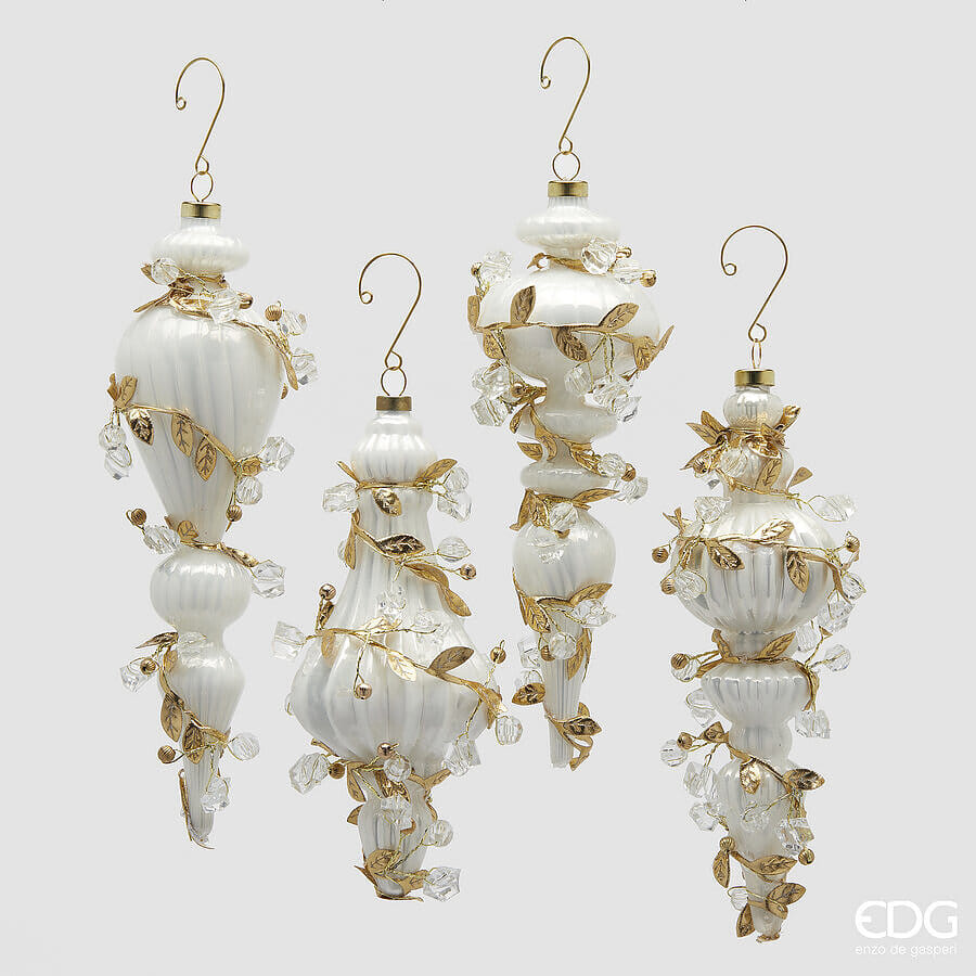 Новогоднее украшение EDG Enzo De Gasperi FUSO BAROCCO Арт.6500684A101