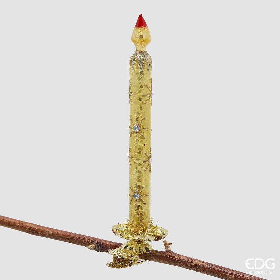 Новогоднее украшение EDG Enzo De Gasperi CANDELA Арт.6500686A010