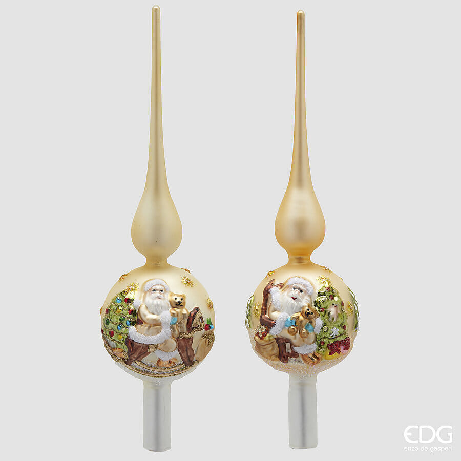 Верхушка на елку EDG Enzo De Gasperi PUNTALE BABBO Арт.6500748A010