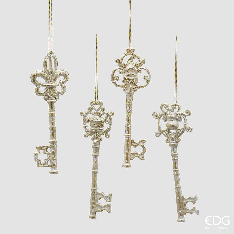 Новогоднее украшение EDG Enzo De Gasperi CHIAVE Арт.6500815A101