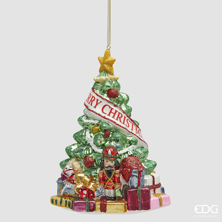 Новогоднее украшение EDG Enzo De Gasperi PINO DECORI Арт.6500843A774