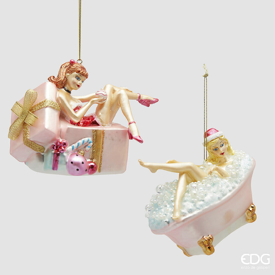 Новогоднее украшение EDG Enzo De Gasperi LADY Арт.6500862A500