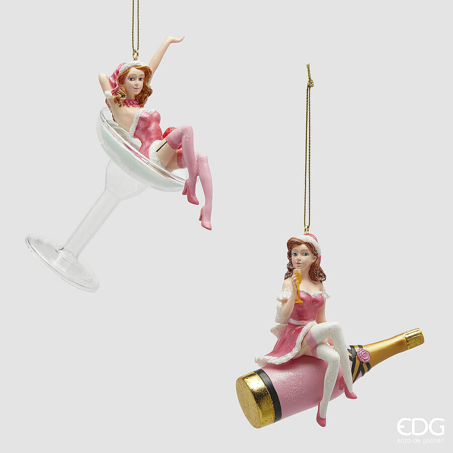 Новогоднее украшение EDG Enzo De Gasperi LADY Арт.6500893A500
