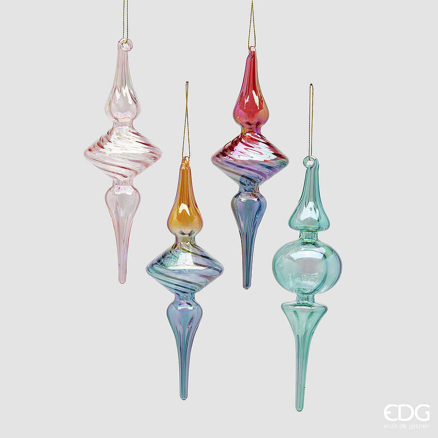 Новогоднее украшение EDG Enzo De Gasperi FUSO MULTICOLOR Арт.6500942A999