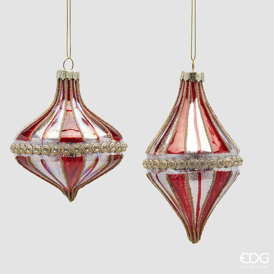 Новогоднее украшение EDG Enzo De Gasperi TROTTOLA GEMME Арт.6500948A400