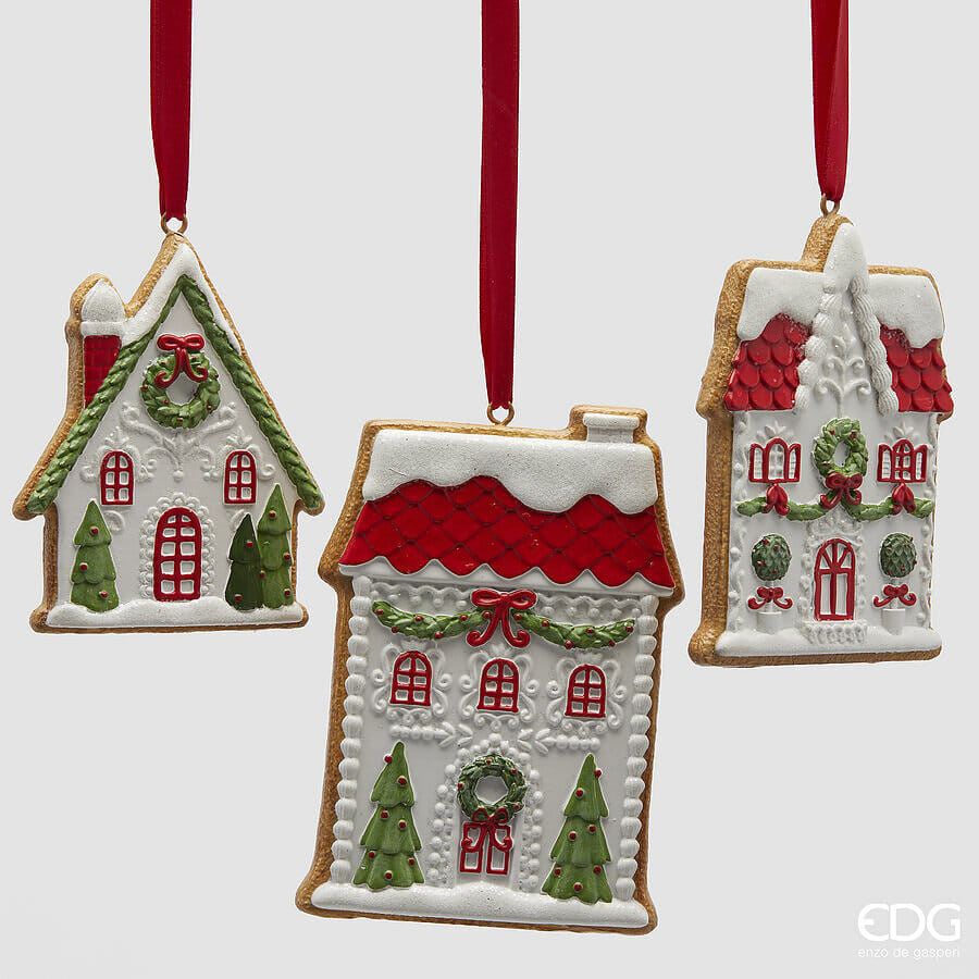 Новогоднее украшение EDG Enzo De Gasperi CASETTA Арт.6501000A140