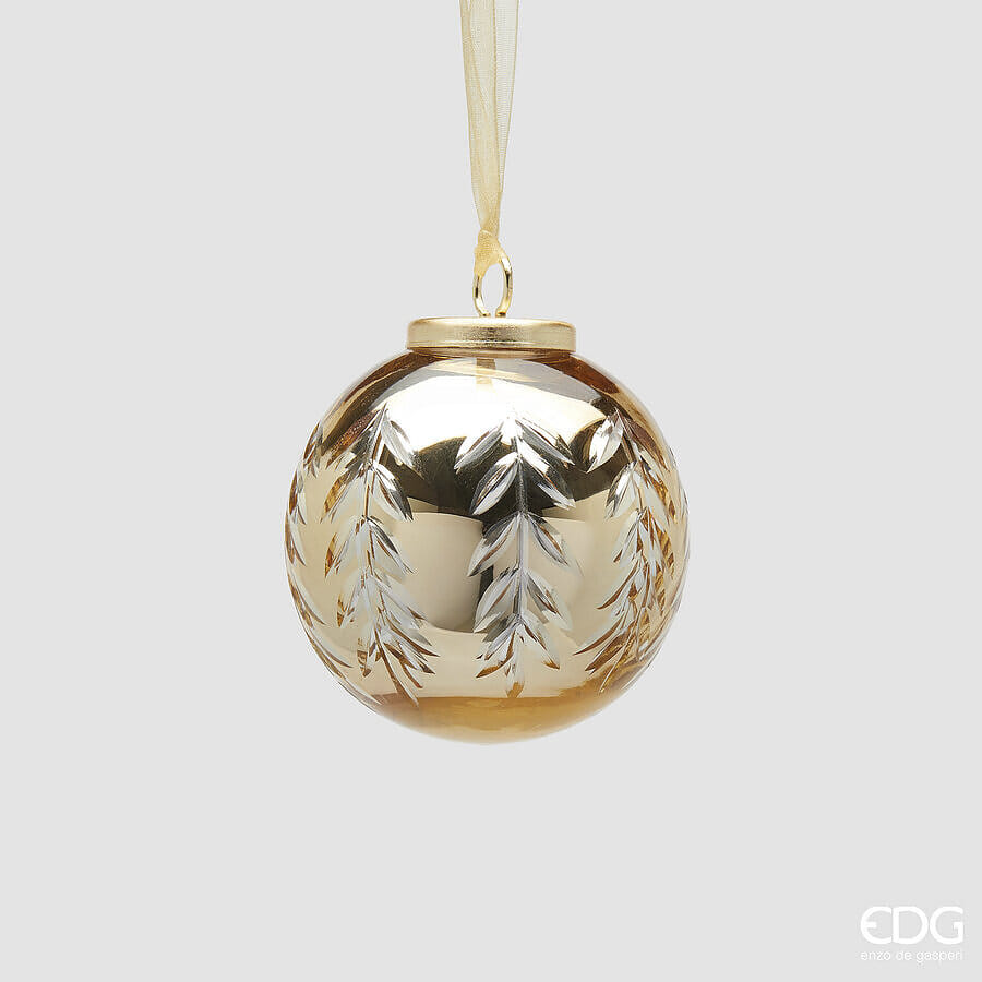 Новогоднее украшение EDG Enzo De Gasperi PALLA FOGLIE Арт.6501029A010
