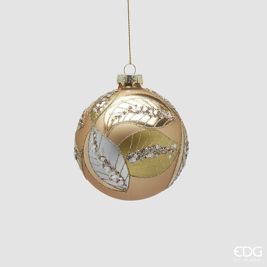 Новогоднее украшение EDG Enzo De Gasperi PALLA FOGLIE Арт.6501101A701