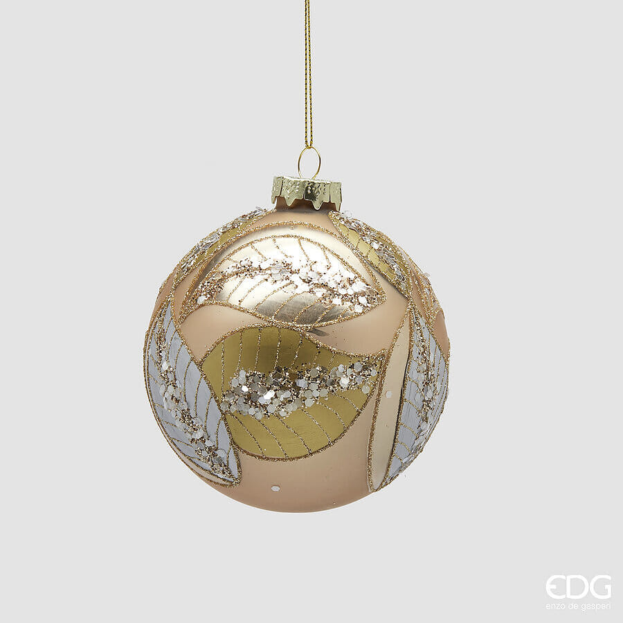 Новогоднее украшение EDG Enzo De Gasperi PALLA FOGLIE Арт.6501102A701