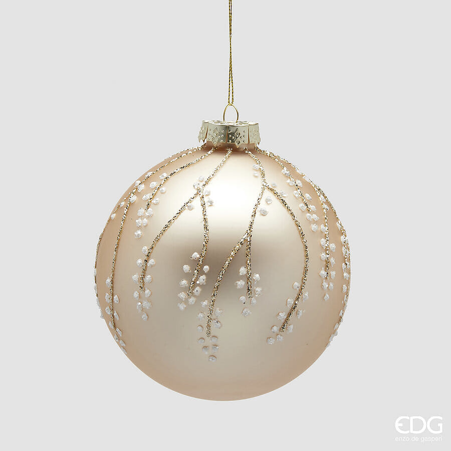 Новогоднее украшение EDG Enzo De Gasperi PALLA RAMI Арт.6501106A040