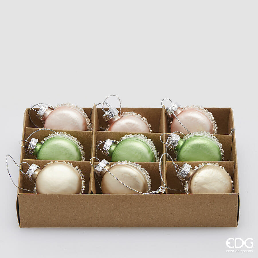 Новогоднее украшение EDG Enzo De Gasperi MACARON Арт.6501180A999