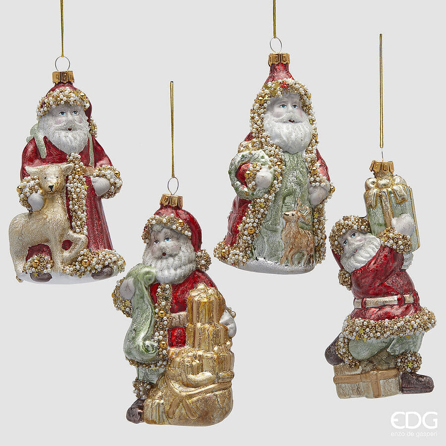 Новогоднее украшение EDG Enzo De Gasperi BABBO Арт.6501184A999